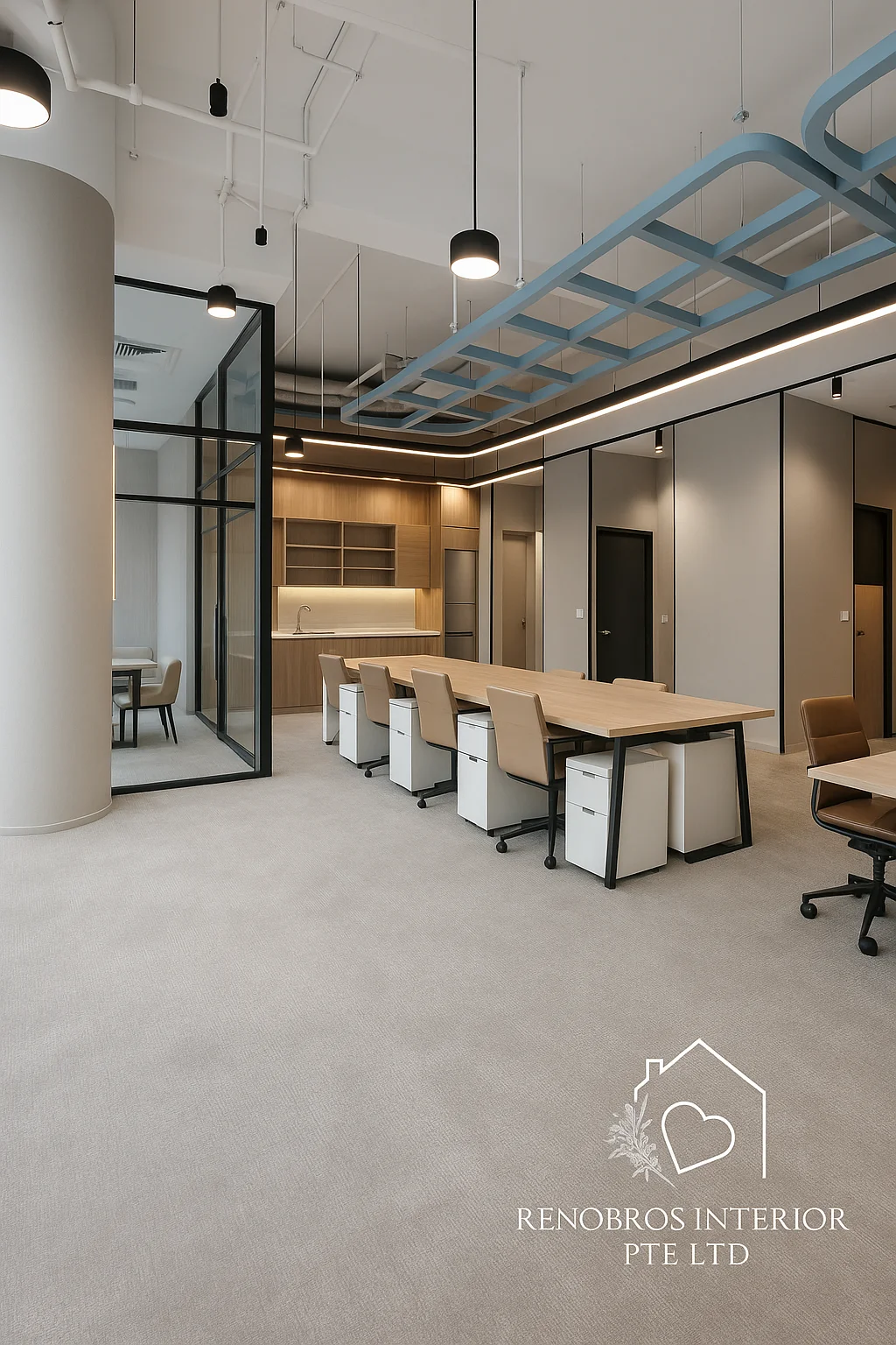 Renobros office meeting room at Oxley